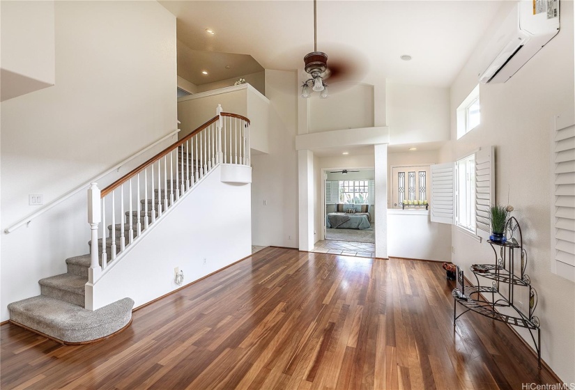 Open Entry or Sitting Area showing Bedroom 1