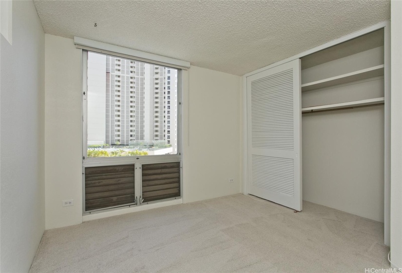 Unstaged front bedroom #1 - big closet