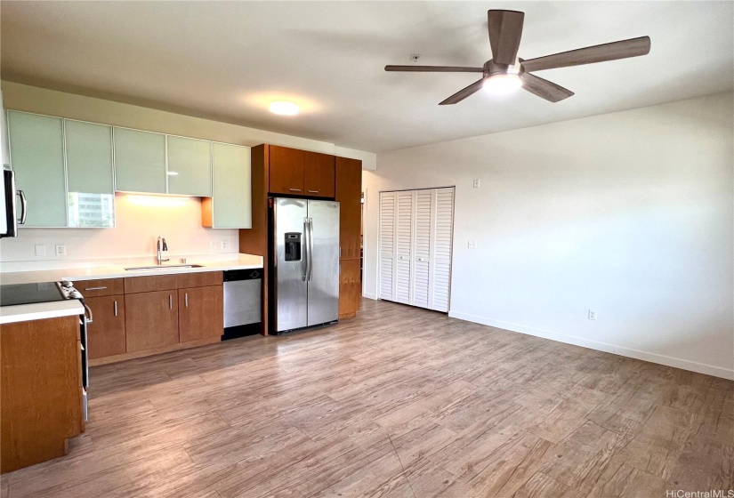 Kitchen and Living Room