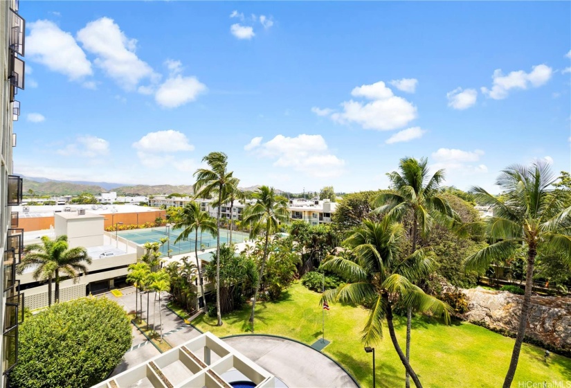 Lanai view.