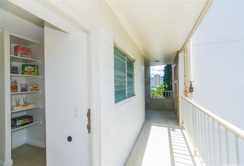 View from Front Door towards Elevator