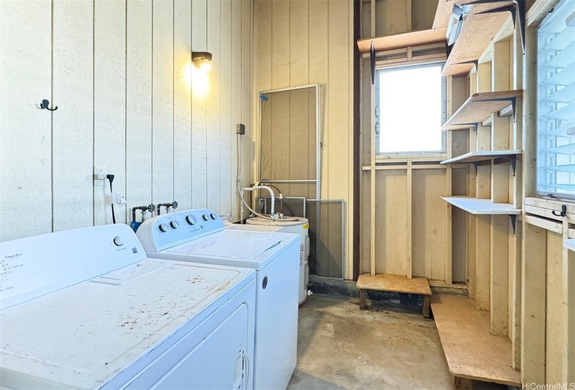 Large Laundry Room with Space for Extra Storage ...