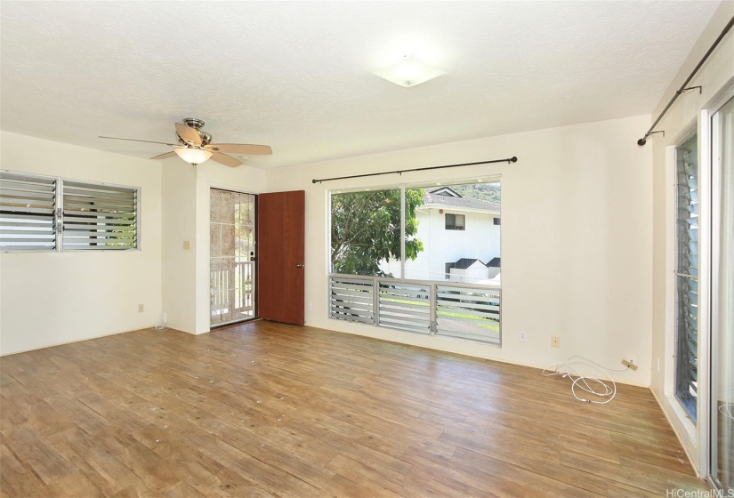 Partial View of Living Room Looking Towards Separate Front Door Entrance ...