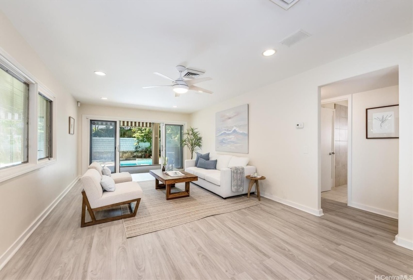 Family Room on Lower Level