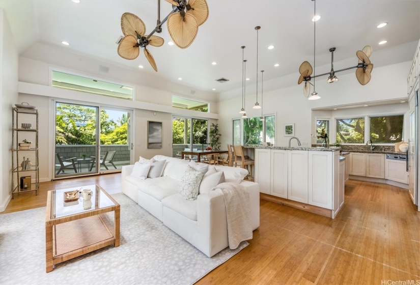 Formal Living Room with soaring ceilings