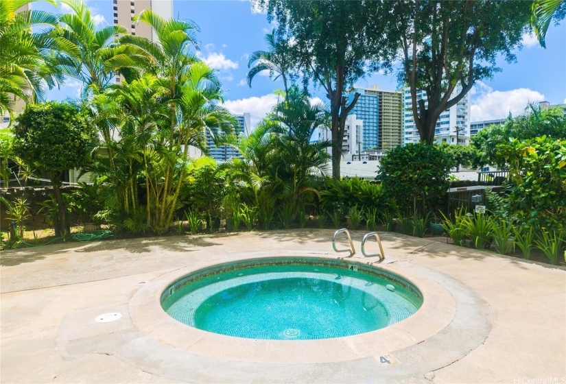 Soak in the jacuzzi after a long day at work