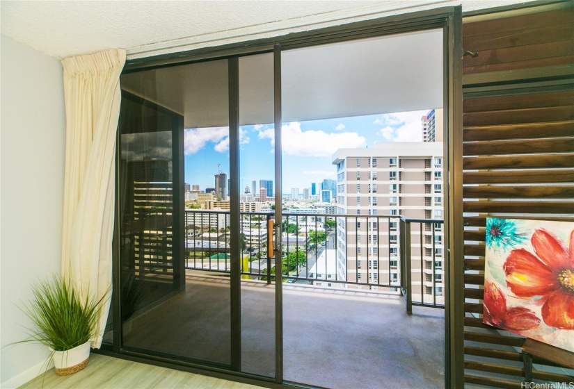 Enjoy morning coffee out on your spacious lanai