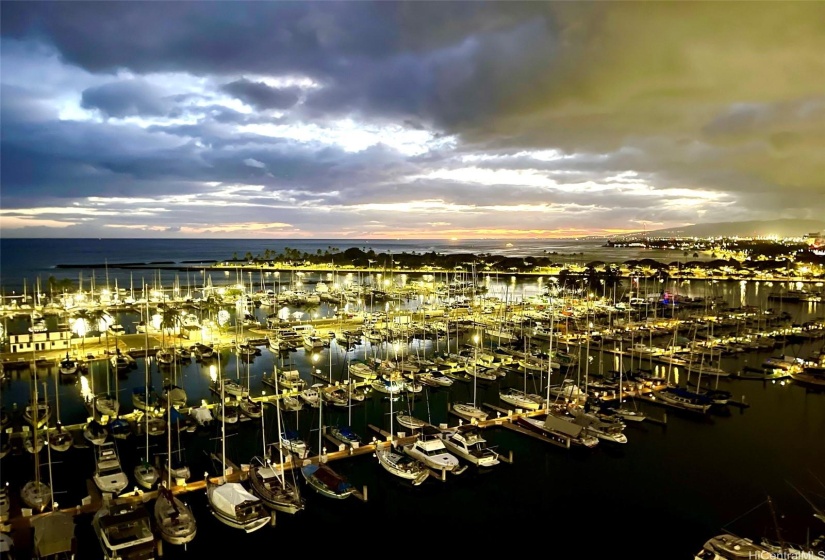 Magical Evening View from Lanai