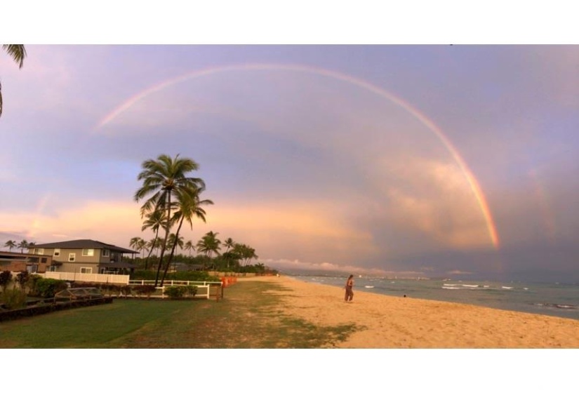 Rainbow over Honolulu