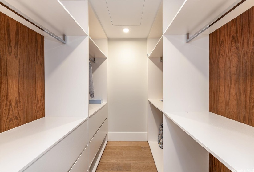 Second primary bedroom walk in closet