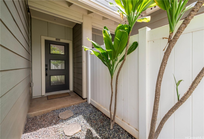 Rear Yard Entrance