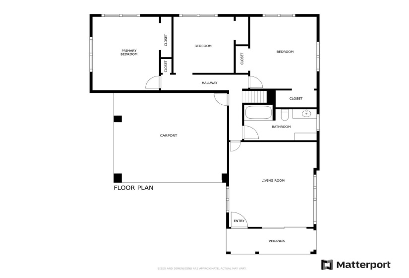 Front House, upstairs Floor Plan. Layout & dimensions approximated by software, Buyer to verify.