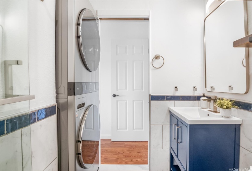 Washer and Dryer in Bathroom #1