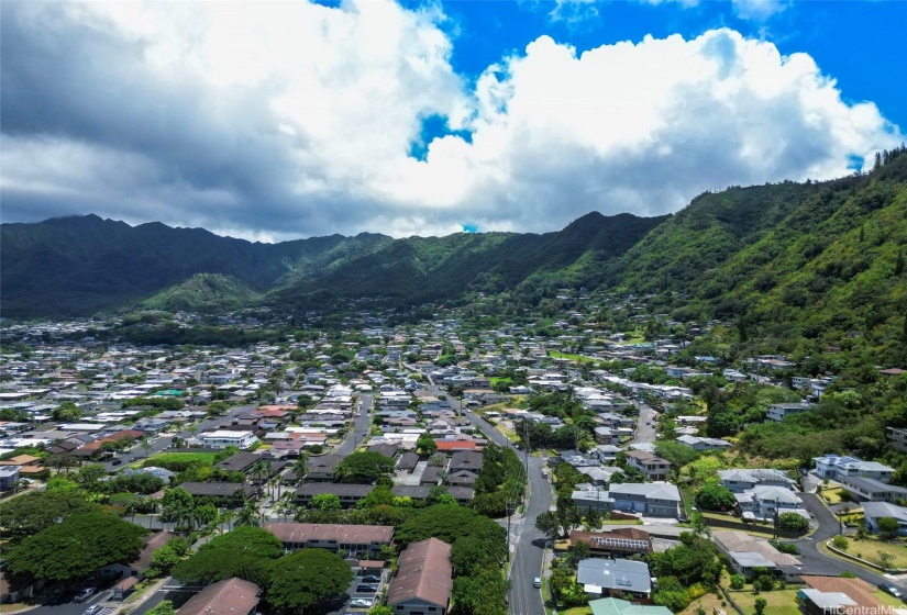 Historic Manor Valley, home to rainbows and lush green hillsides.