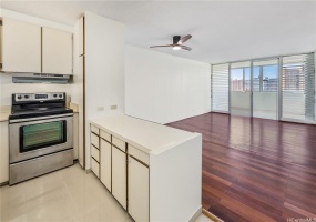 Kitchen and Living Room