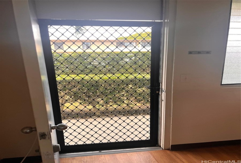 Screen door for cool breeze