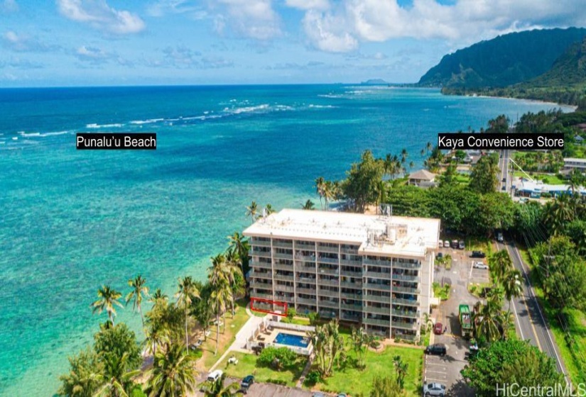 Aerial- Kaya Convenient Store. 