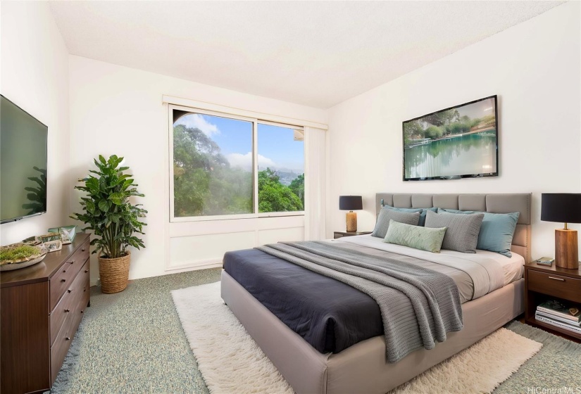 Virtual Staging - main bedroom