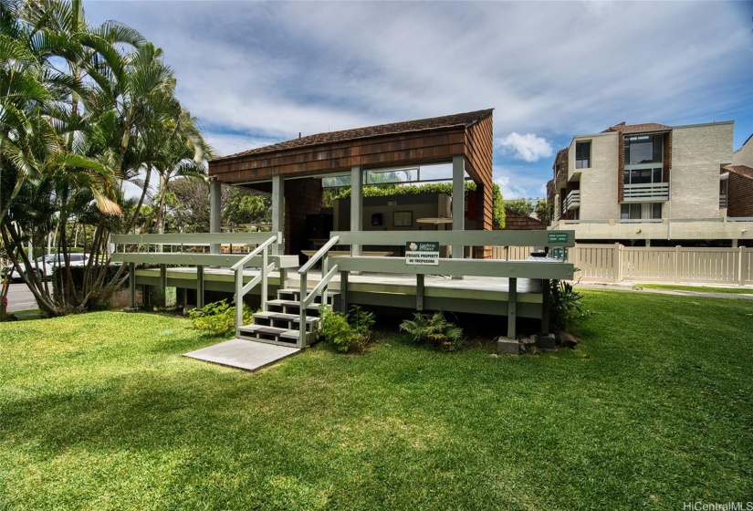 Property Pavilion right next to the pool which can be reserved.