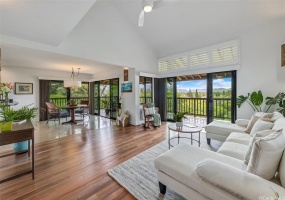 This corner unit has wraparound lanai, views and privacy