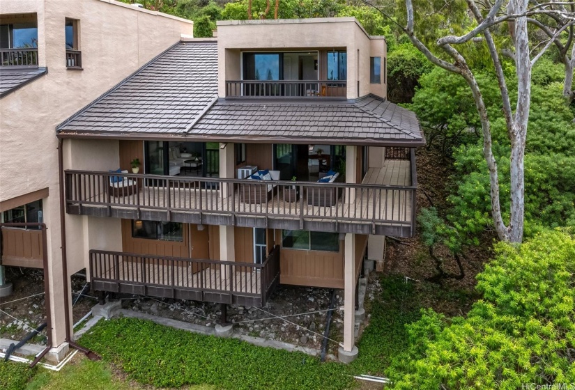 This three-level townhome has ample space to entertain