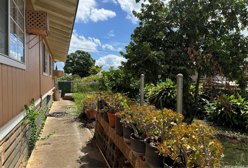 Rear view of property