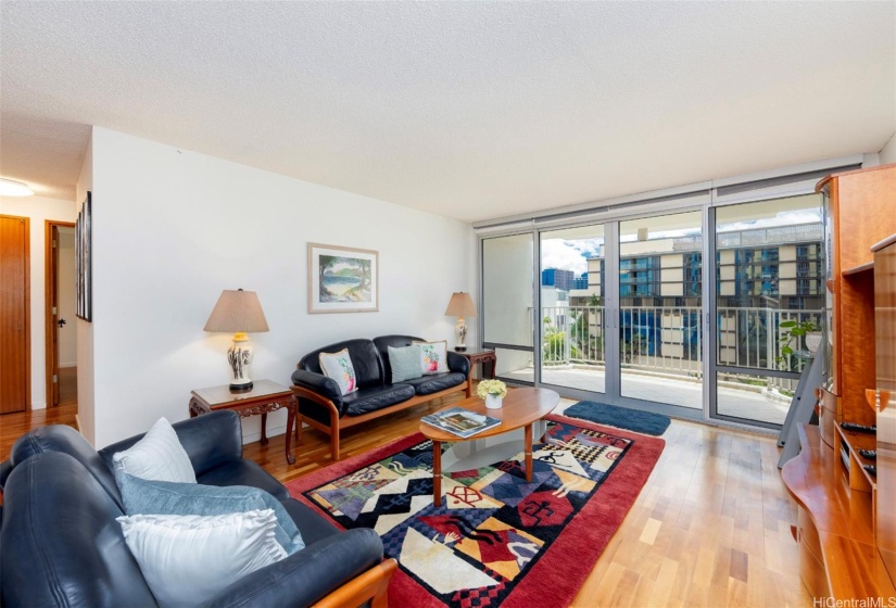 Living room open to the lanai