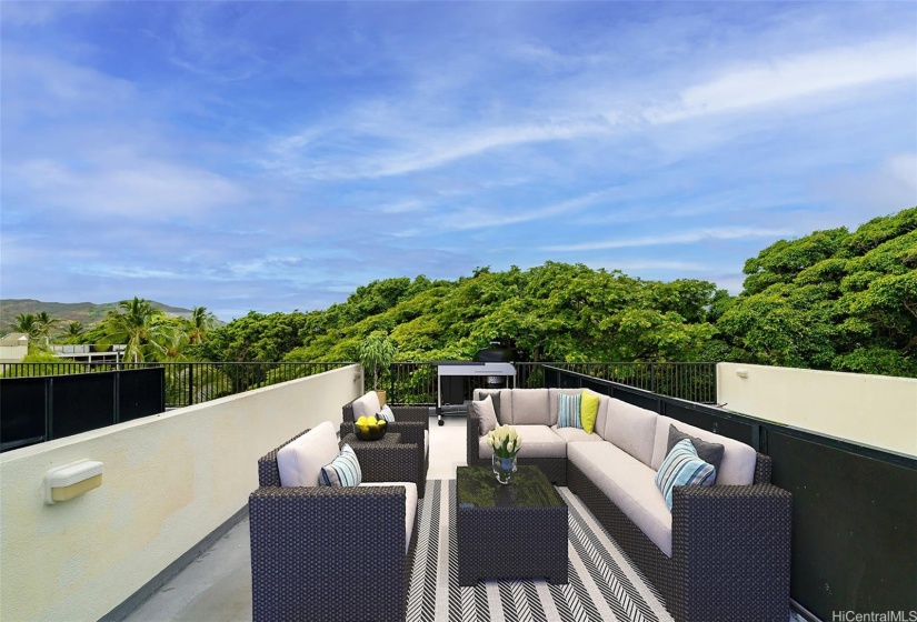 Roof top deck (virtual staging)