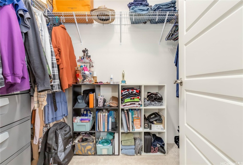 Primary walk-in closet