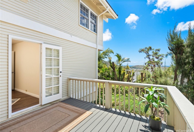 Cute lanai off of 4th bedroom, lower level.