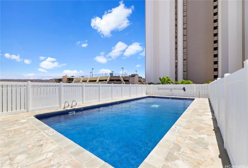 Pool and sauna located 3rd floor