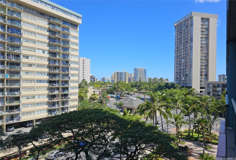 view from lanai