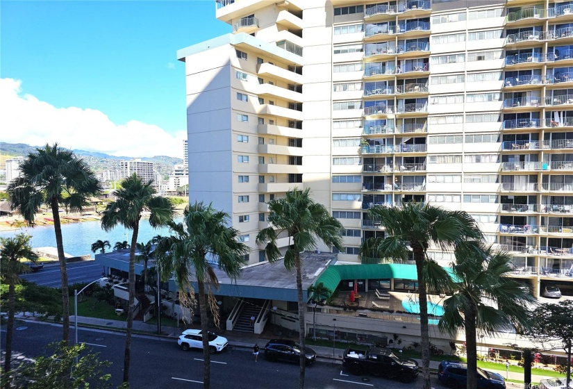 looking mauka from lanai