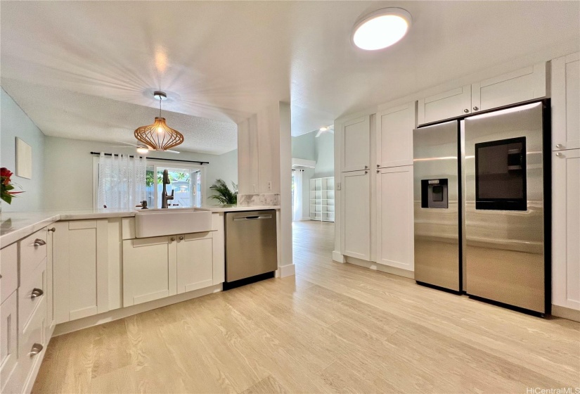 Remodeled kitchen