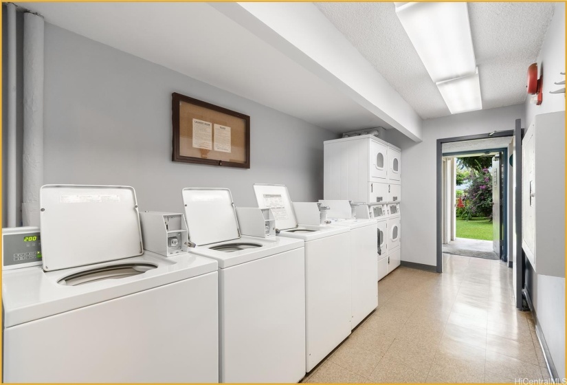 Shared Laundry Units on Site