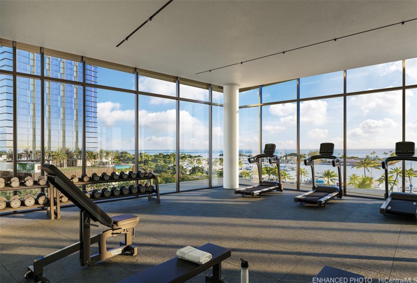 Fitness Center (Enhanced Photo)