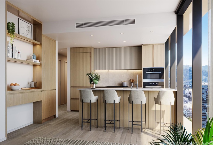 The Park Ward Village Residence 00 Kitchen  (Light Scheme) (Enhanced Photo)