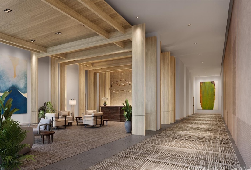 Private Residential Lobby (Enhanced Photo)