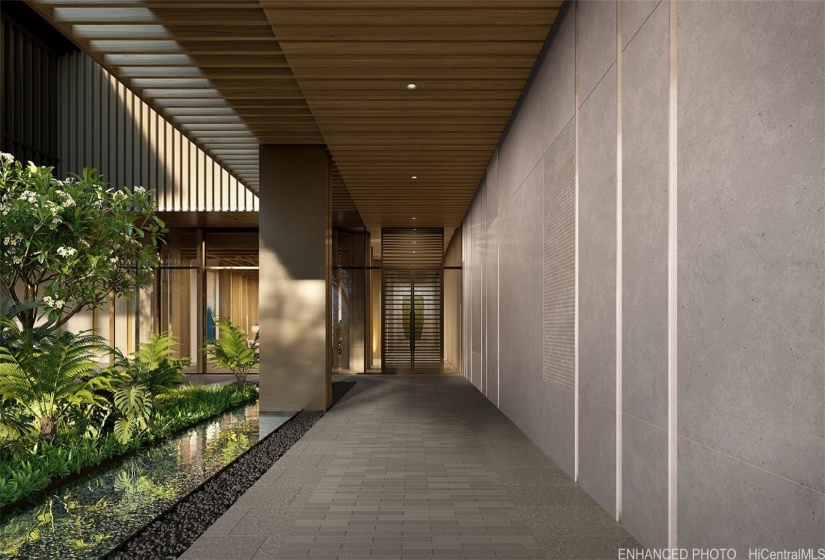 Private Residential Entry (Enhanced Photo)