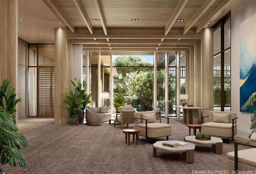 Residential Lobby (Enhanced Photo)