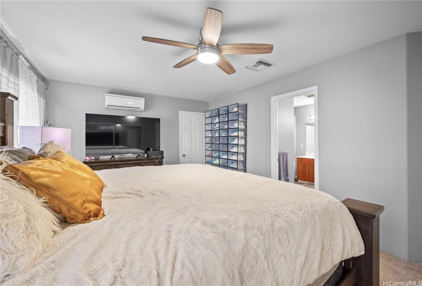 Bedroom upstairs with its own bathroom