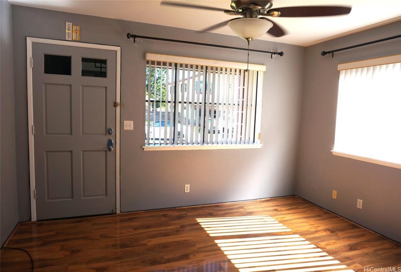 Entry living room