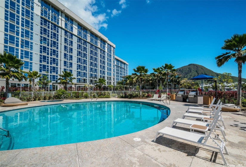 COOL OFF IN YOUR BEAUTIFUL POOL