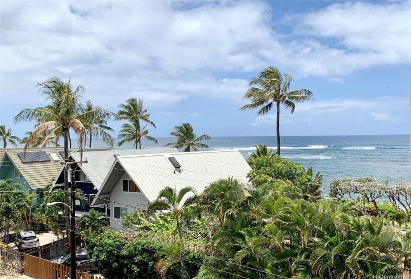 Lanai view of the ocean