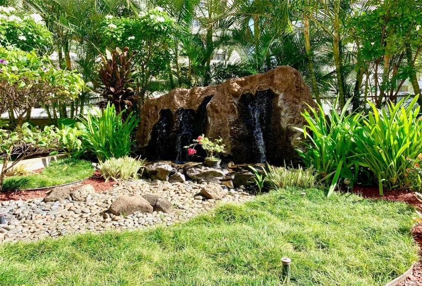 Garden area on 7th floor recreation deck