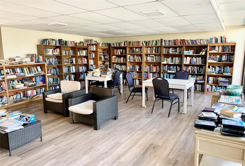 Library on 7th floor recreation deck