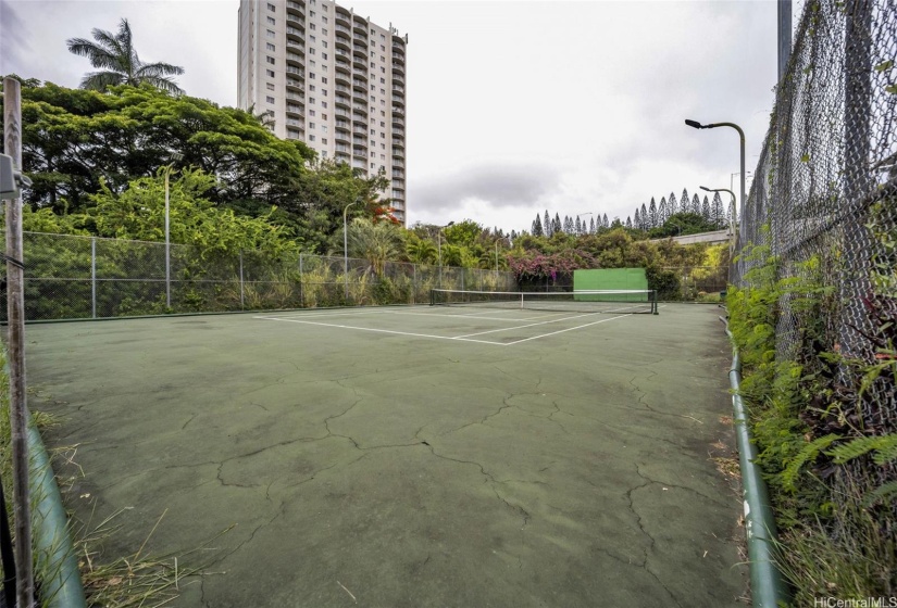 Tennis court.