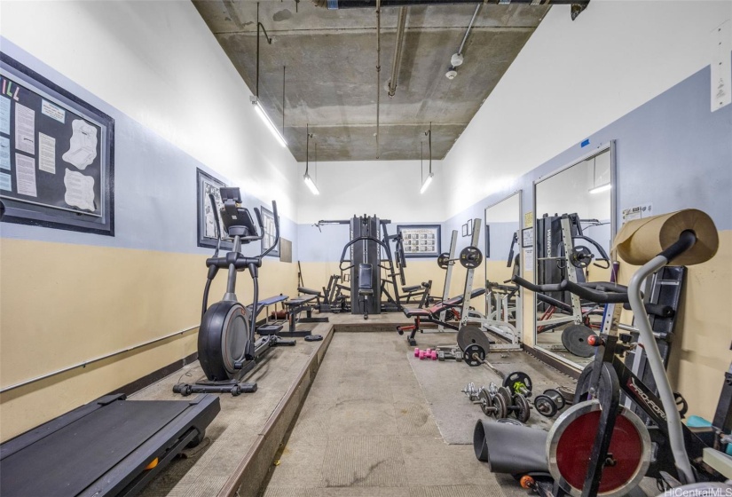 Exercise room.