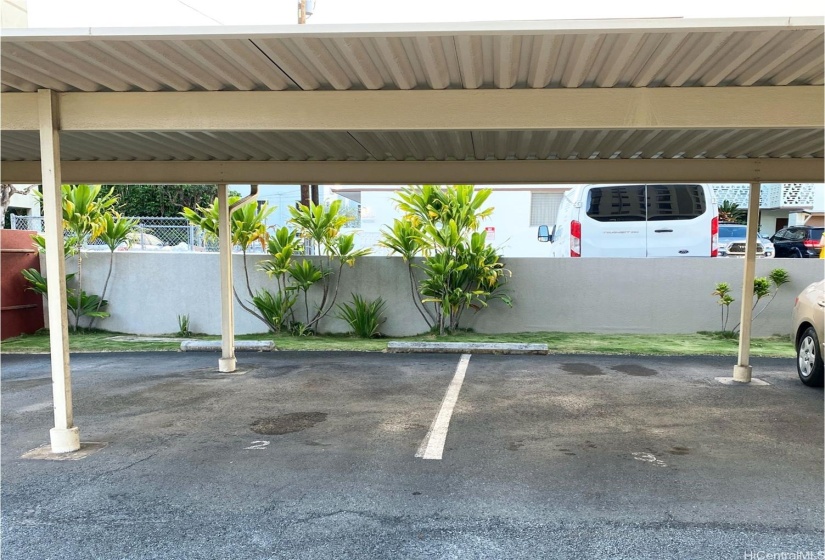 2 covered parking