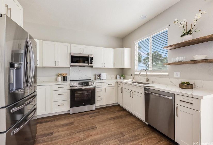 Newly remodeled kitchen